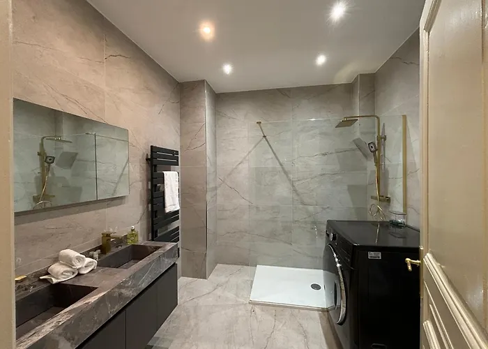 公寓 Le Lynx Haussmanien Confort, Climatise Avec Parking Prive, A Deux Pas Du Centre 科尔马